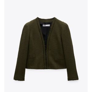 NWOT Zara Textured Jacket Blazer